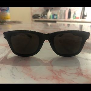 Saint Laurent Studded Sunglasses (Black)